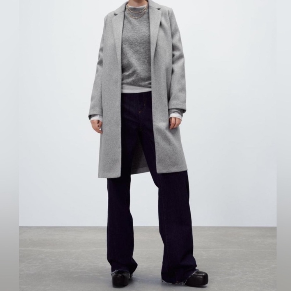 Zara overcoat in grey